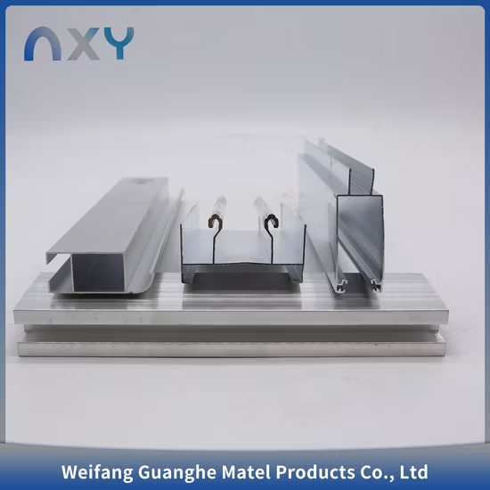 Pequeña extrusión de aluminio dorado ligera para barra georgiana